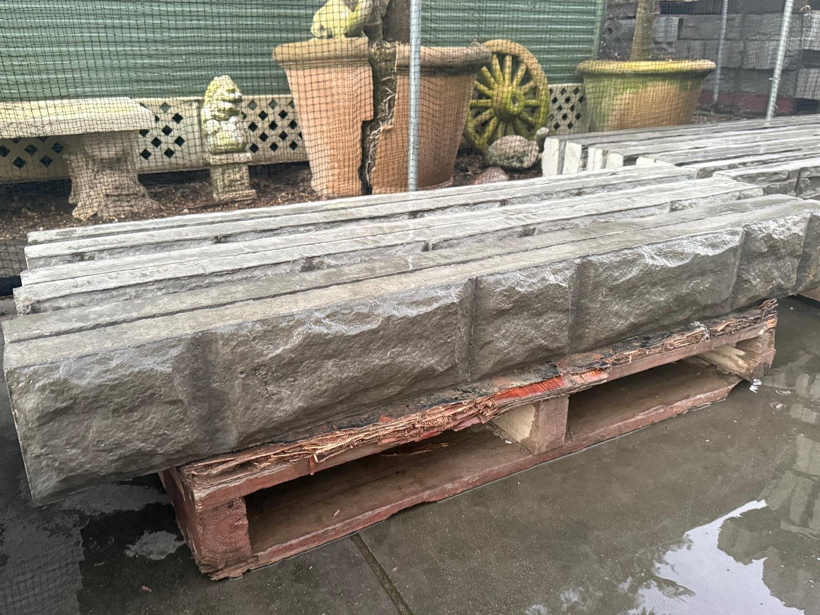 Box Sandstone Concrete Sleeper — Steve-made product from Steve's Oasis Landscapes