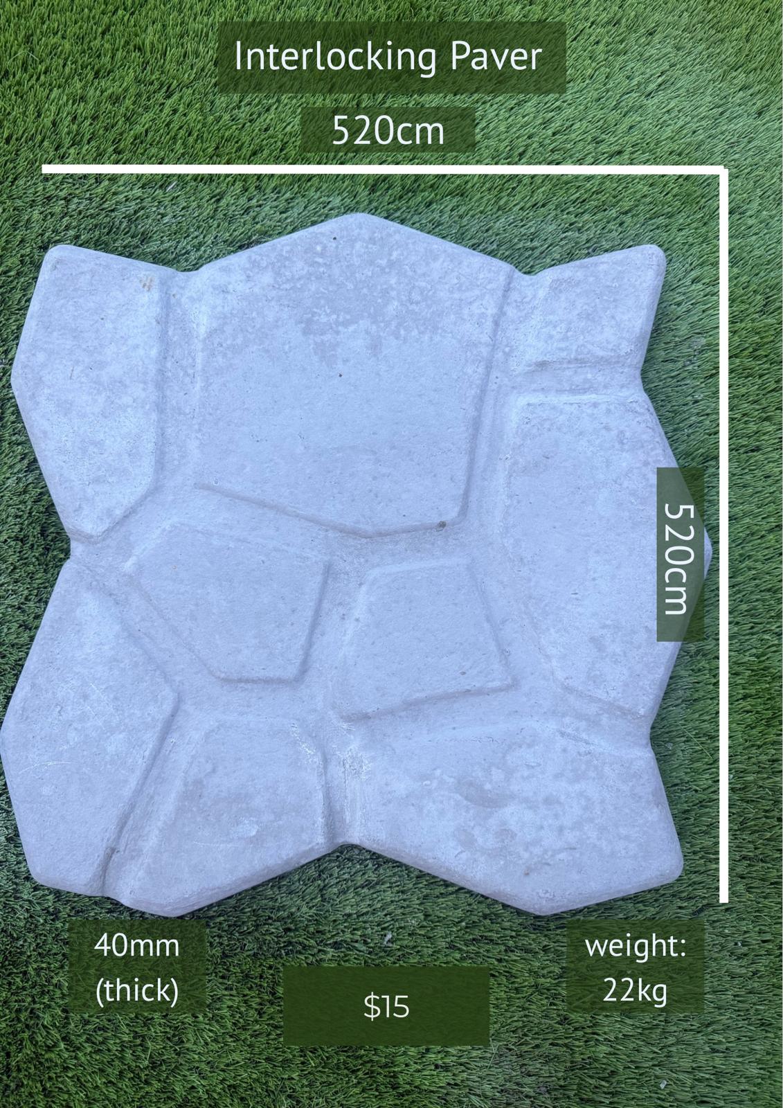 Interlocking Paver — Steve-made landscape product from Steve's Oasis Landscapes