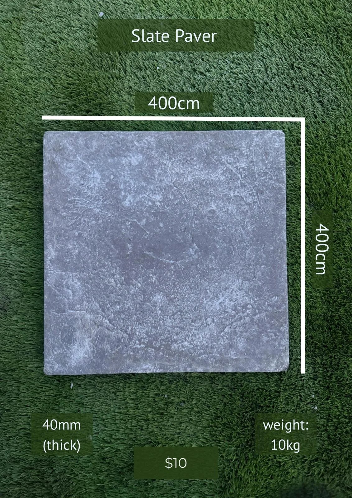 Slate Paver — Steve-made product from Steve's Oasis Landscapes