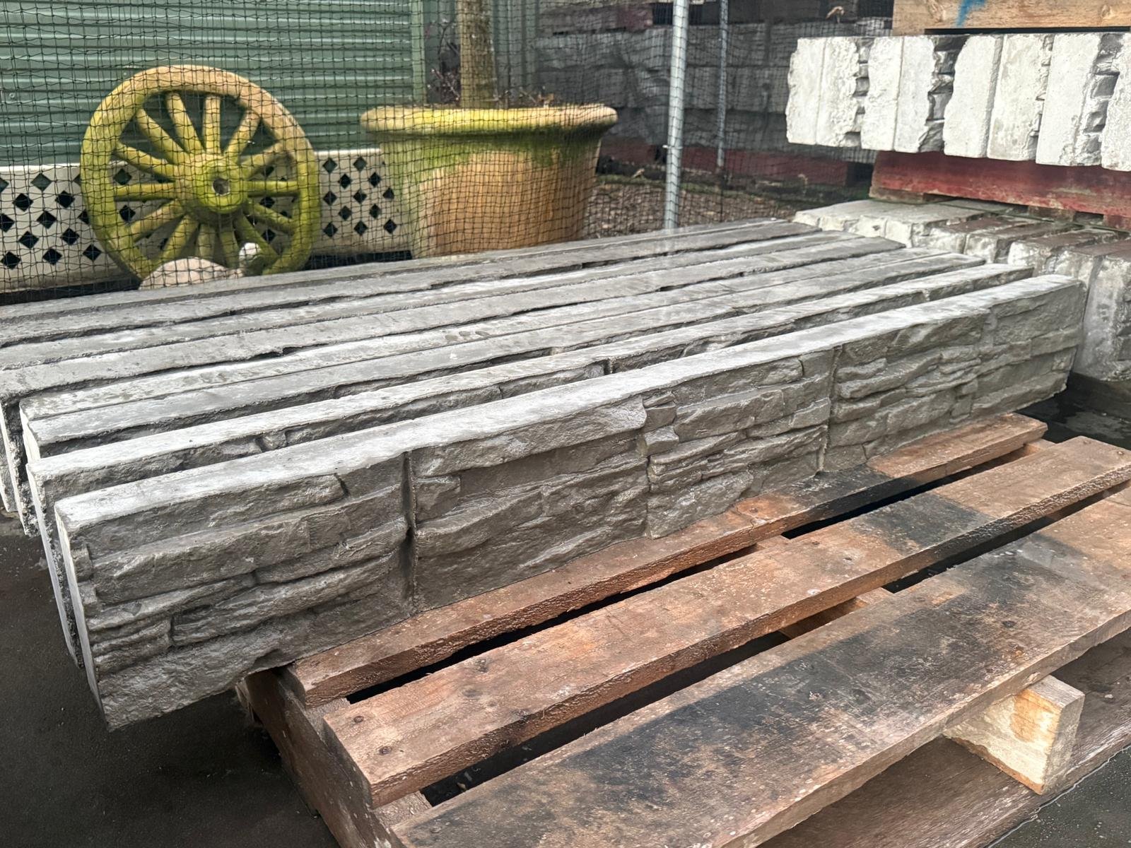 Stackstone Concrete Sleeper — Steve-made product from Steve's Oasis Landscapes
