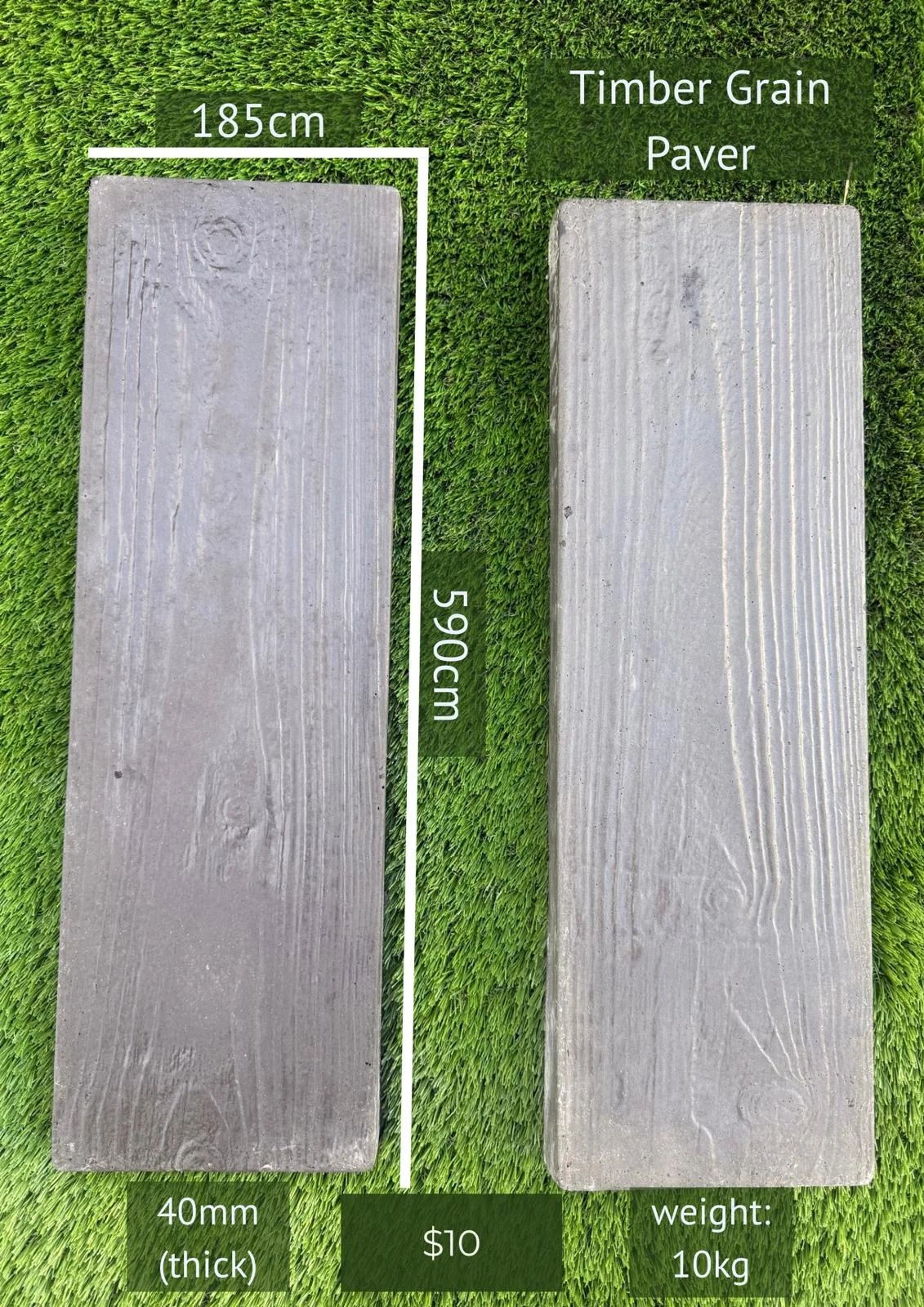 Timber Grain Paver — Steve-made product from Steve's Oasis Landscapes